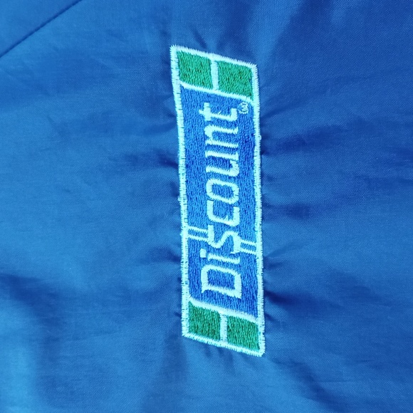 VINTAGE 90s Discount Car Rental Windbreaker Jacket UNISEX - Picture 5 of 11